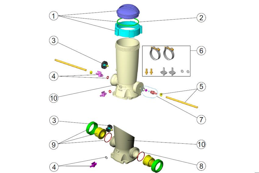 UNION FITTINGCHLORINE FEEDER